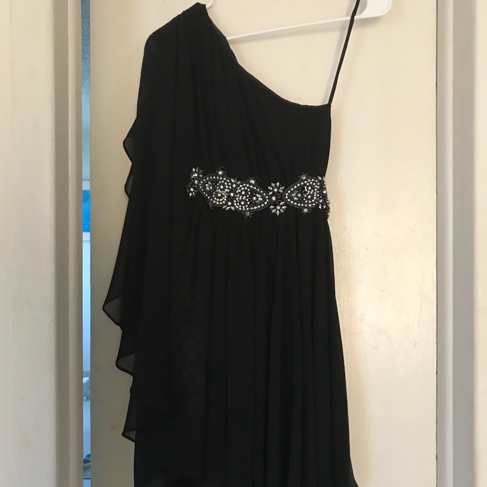 One shoulder prom dress